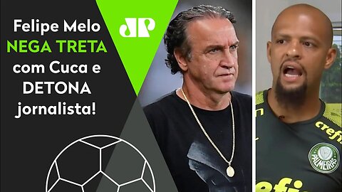 "IRRESPONSÁVEL!" Felipe Melo DETONA jornalista e NEGA TRETA com Cuca após Atlético-MG x Palmeiras!