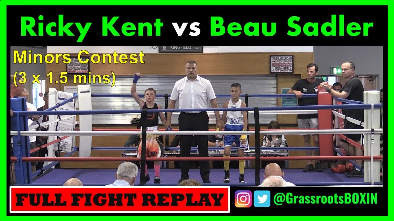 Ricky Kent vs Beau Sadler - Minors Contest - Guildford Amateur Boxing Tournament (10/09/23)