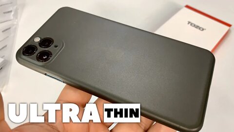 Thinnest Slim Fit iPhone 11 Pro Max Cover by Tozo Review
