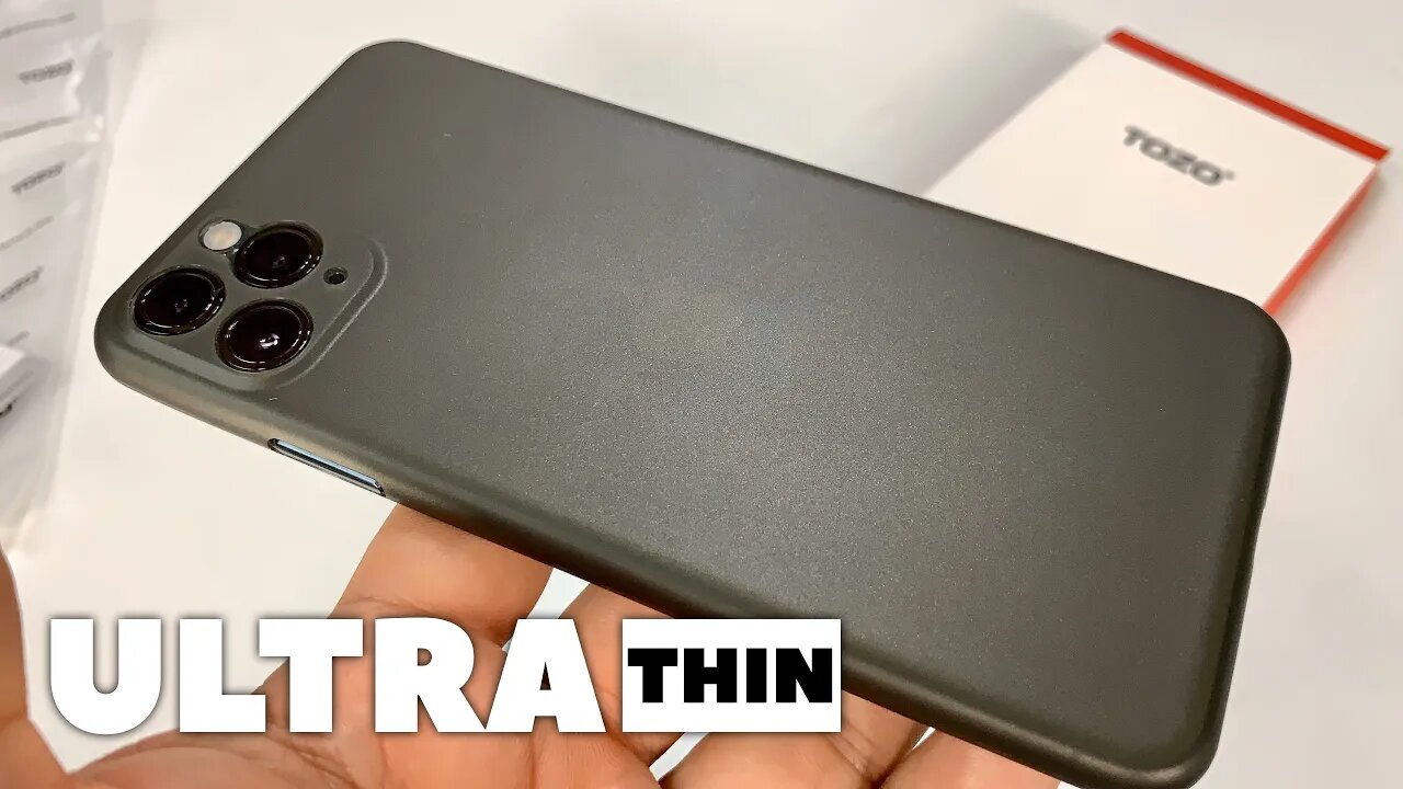 Thinnest Slim Fit iPhone 11 Pro Max Cover by Tozo Review