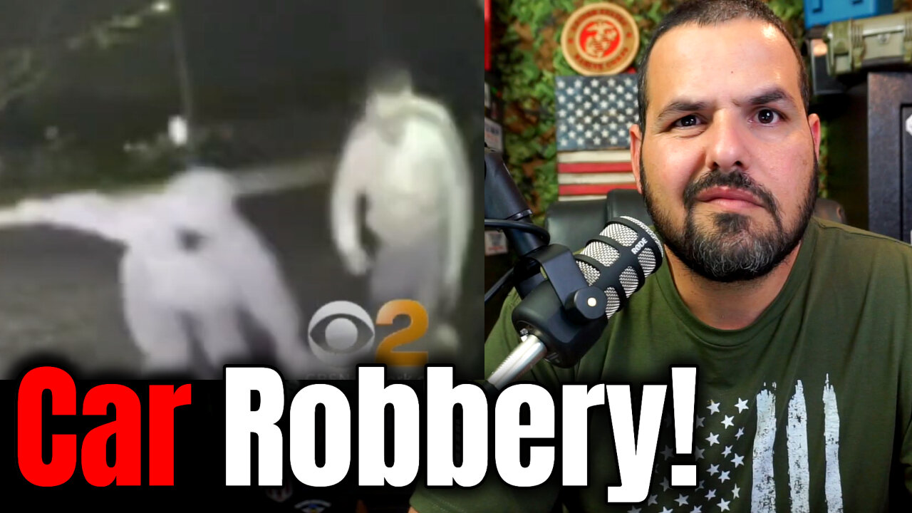 Car Robbery Caught On Camera!