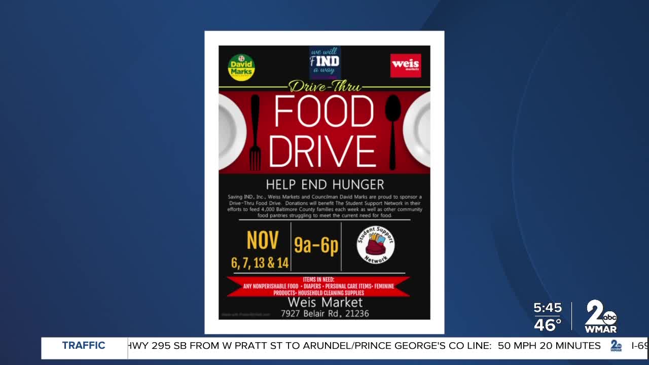 Food drive in Baltimore County to help children living in poverty