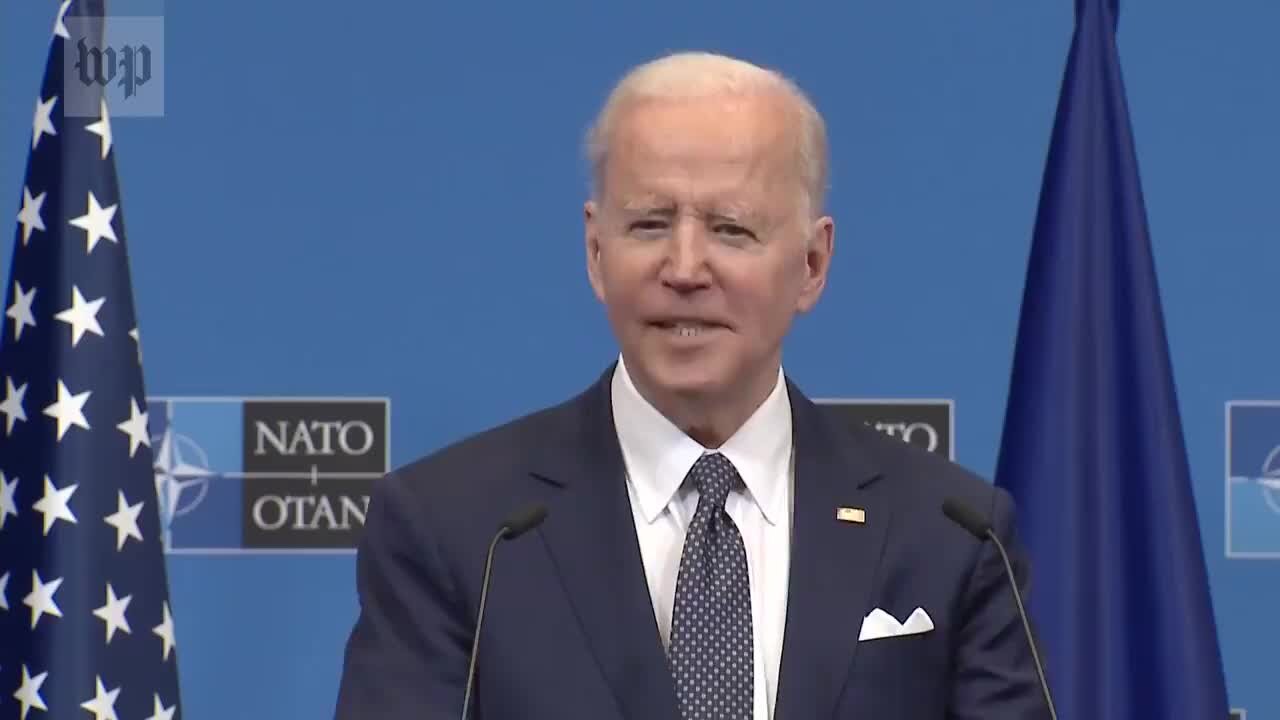 Biden Gets Mad At Reporter And Lies About Sanctions Detering Russia