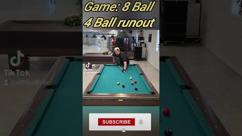 4 Ball runout #8ballpool #shorts