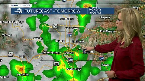 Cooler temps and heavy rain this week