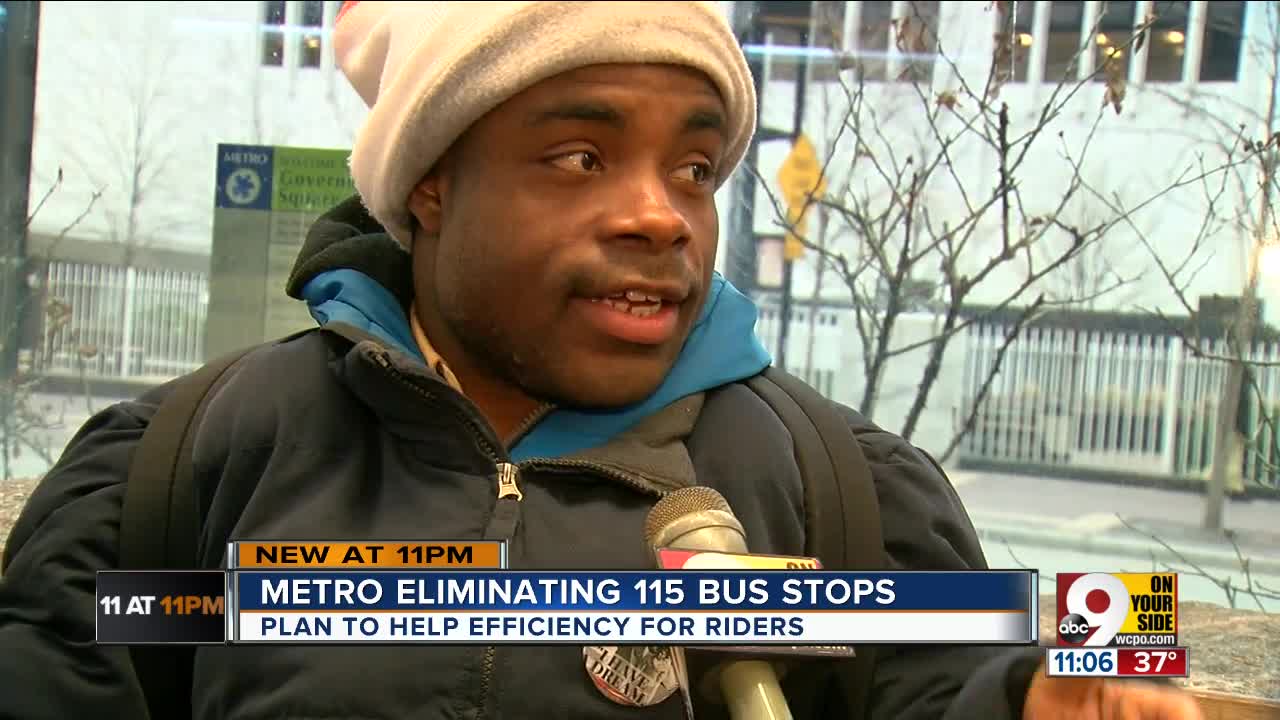 Metro to eliminate 115 bus stops deemed underused, redundant