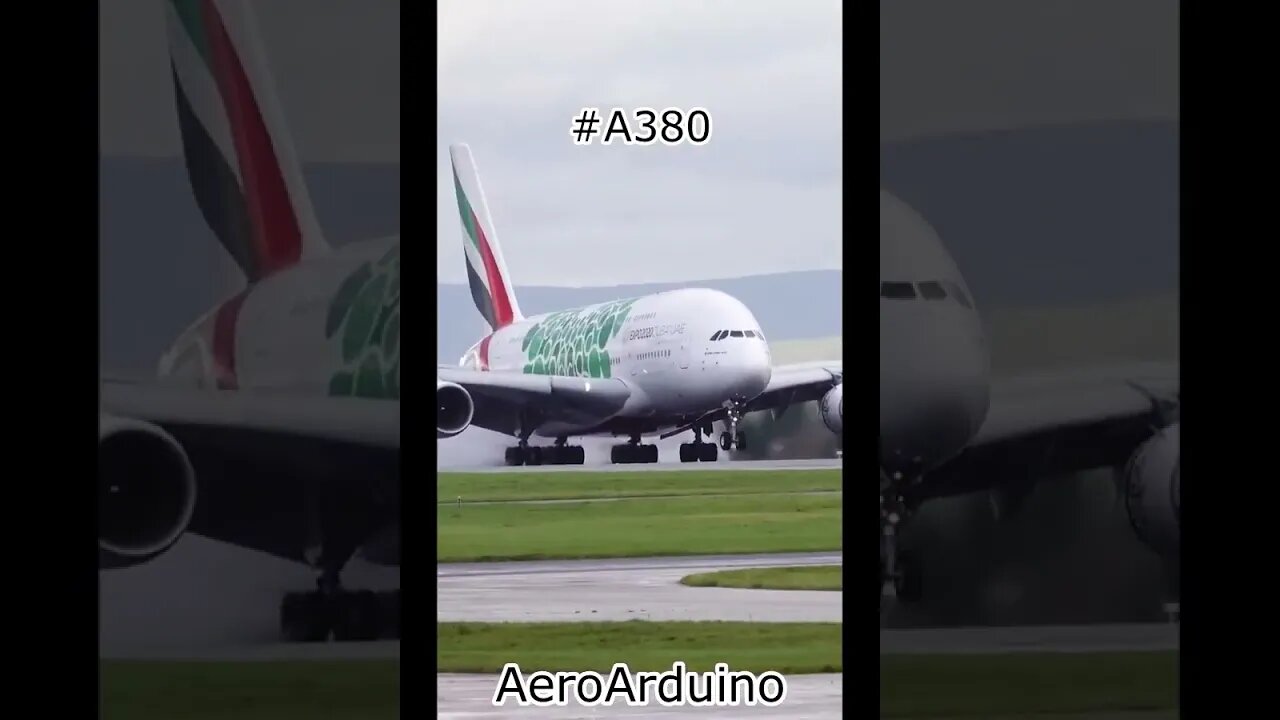 Watch Huge #A380 Landing #Aviation #AeroArduino