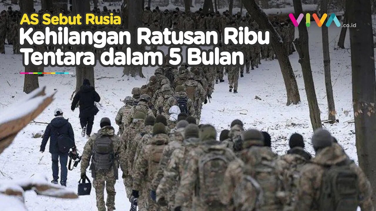 AS 'Telanjangi' Kekalahan Rusia Lawan Ukraina, Kerugian Capai 100 Ribu Orang