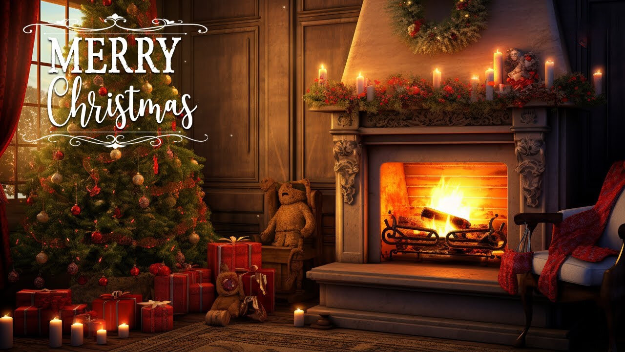 A night of peaceful sleep while listening to lullaby - Peaceful Christmas piano music