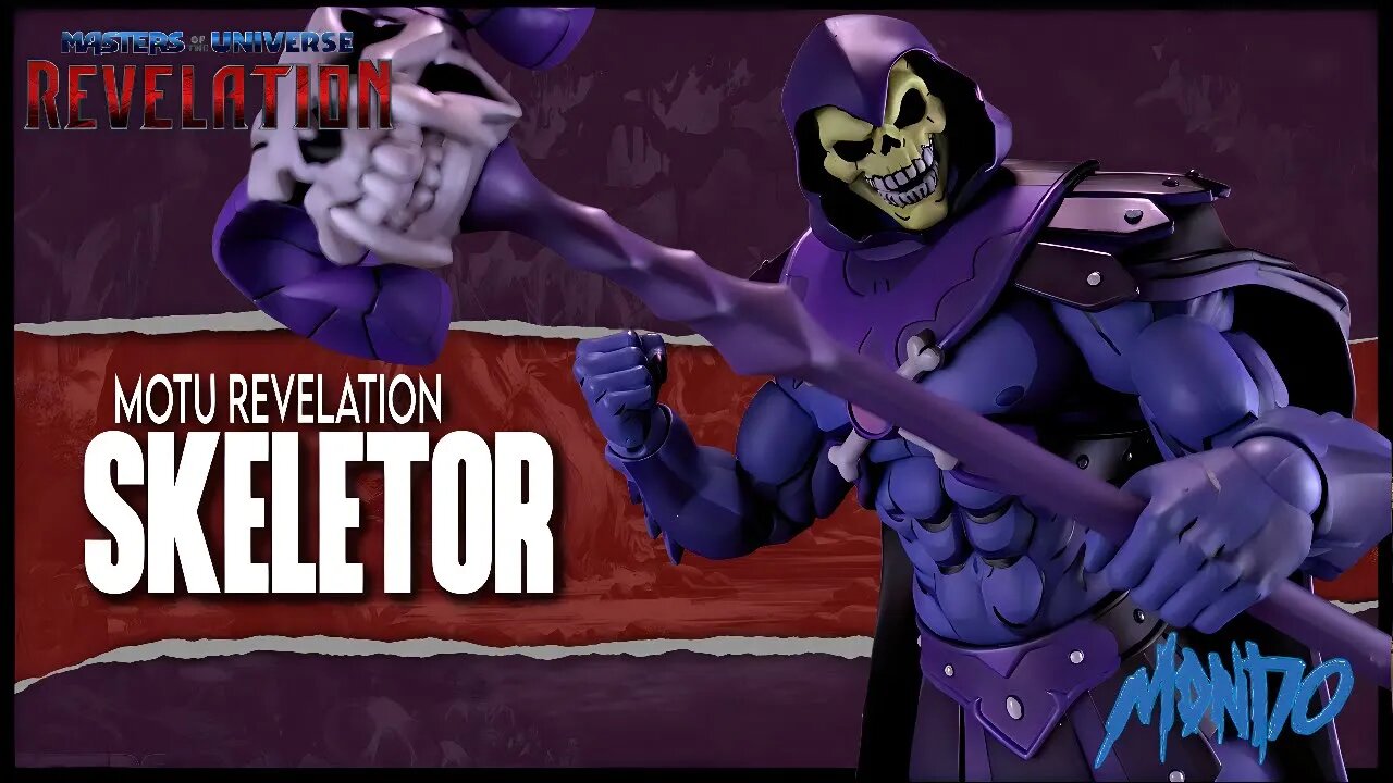 Mondo Masters of the Universe Revelation Skeletor SDCC 2022 Exclusive @The Review Spot