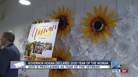 Maryland governor announces 2020 as the Year of the Woman
