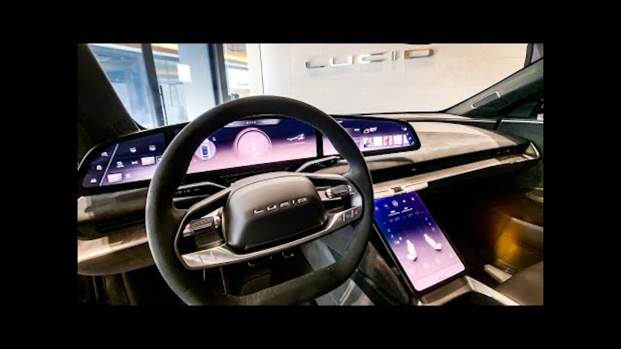 Lucid Air Interior&Exterior First Look at Lucid Studio Century City - The New Luxury EV?