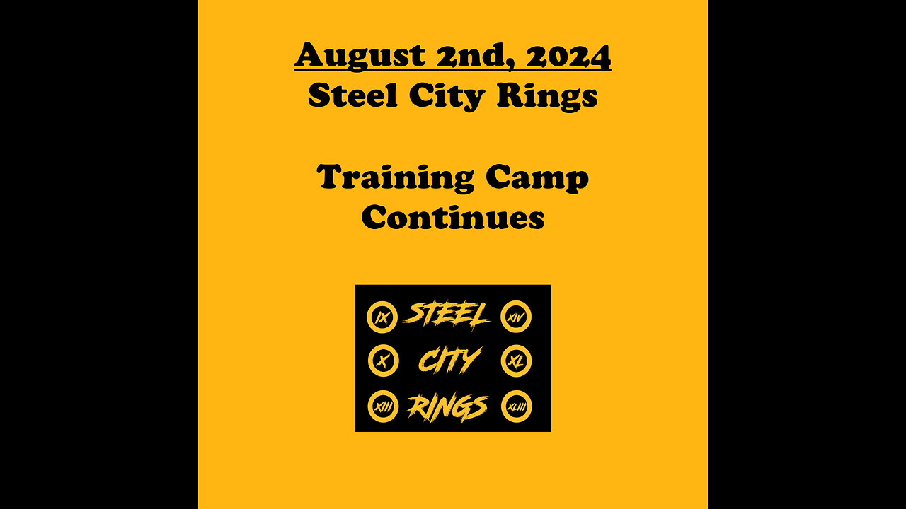 Steel City Rings - August 2nd, 2024