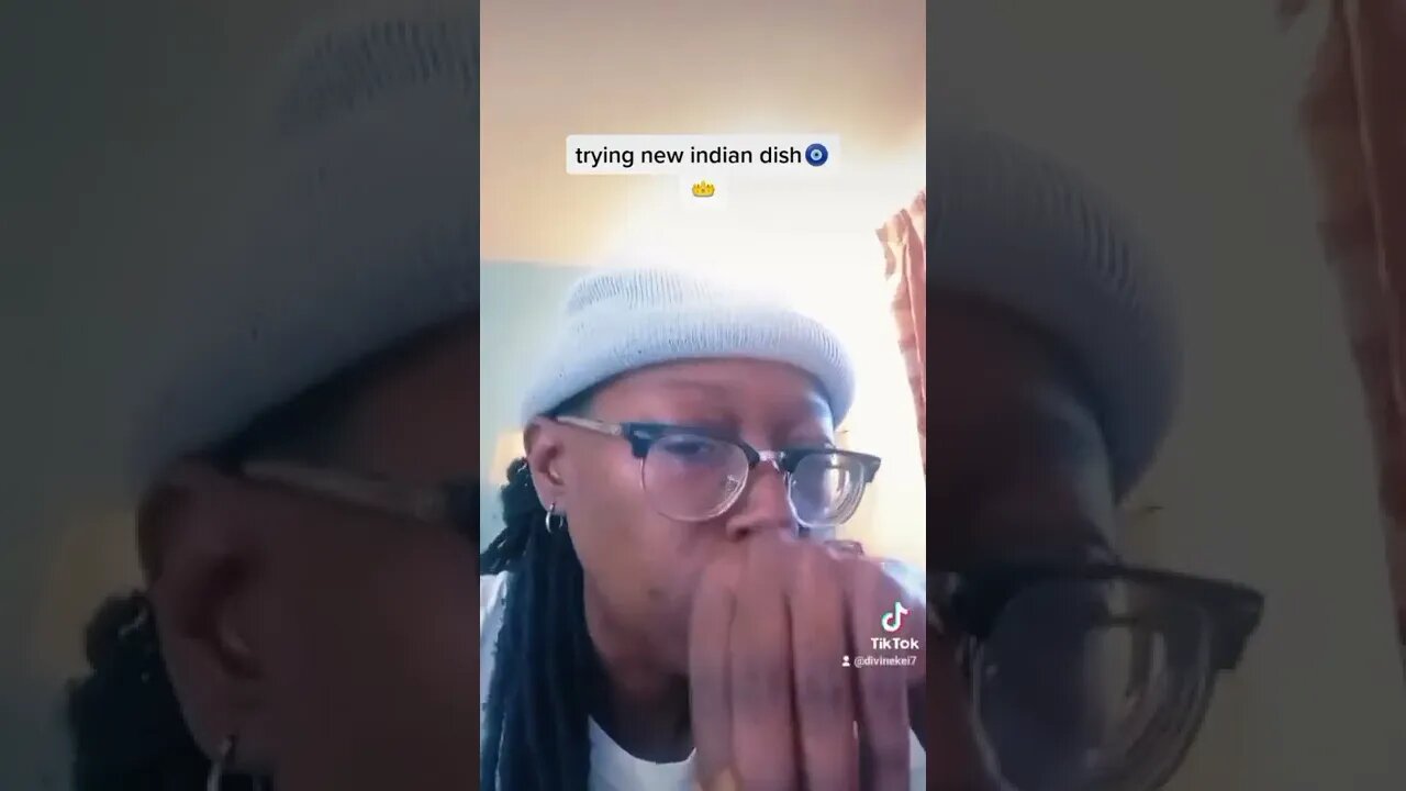 trying a new indian dish for first time😇🧿