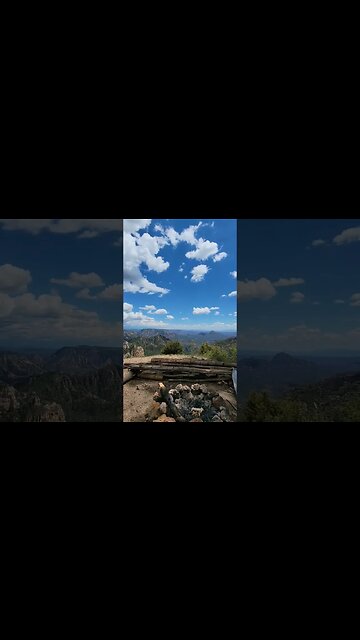 On the edge of a cliff in Arizona