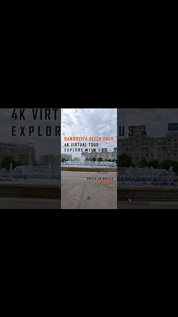 Dambovita River Banks - Trailer, BUCHAREST | 4k Virtual Tour | #shorts
