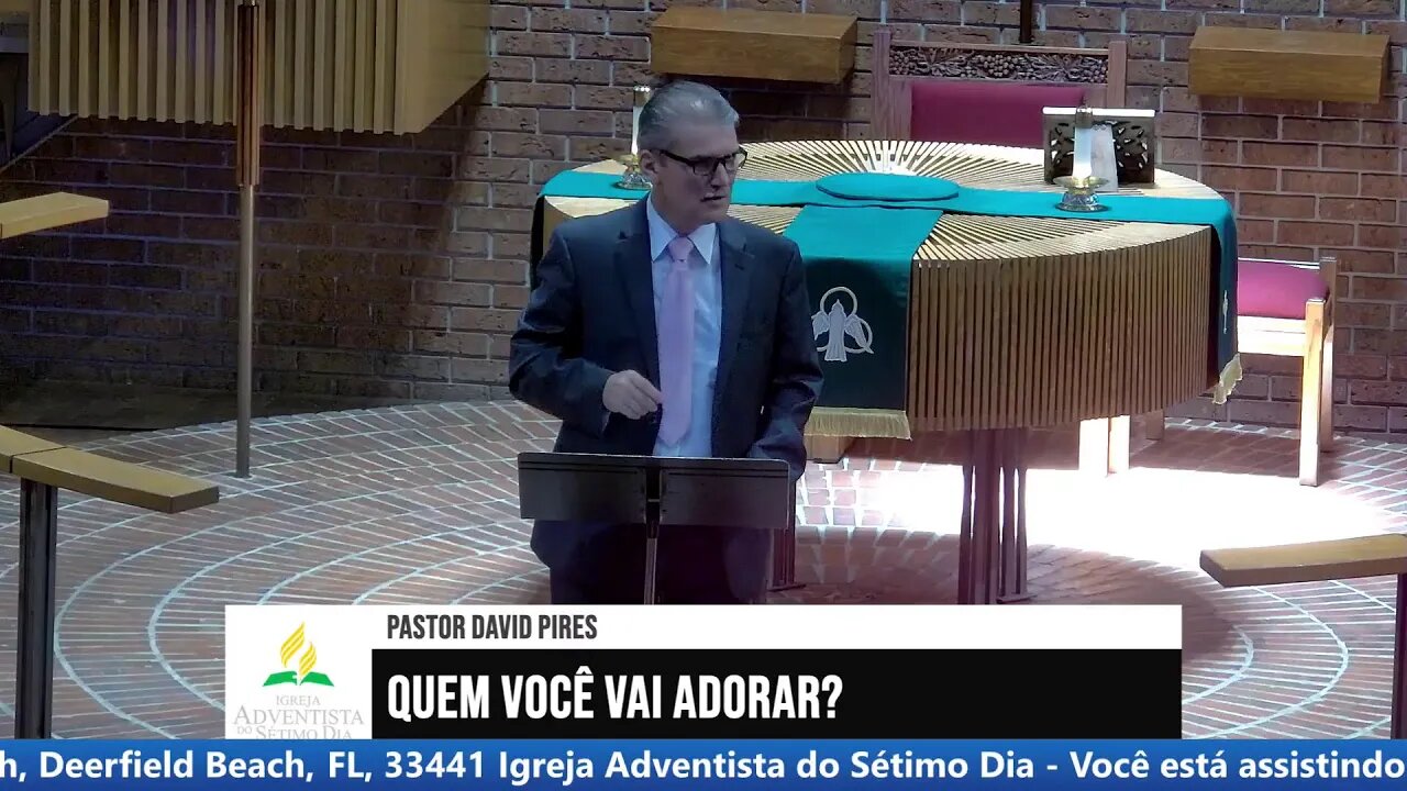 QUEM VOCÊ VAI ADORAR? - PASTOR DAVID PIRES - 07/09/2022