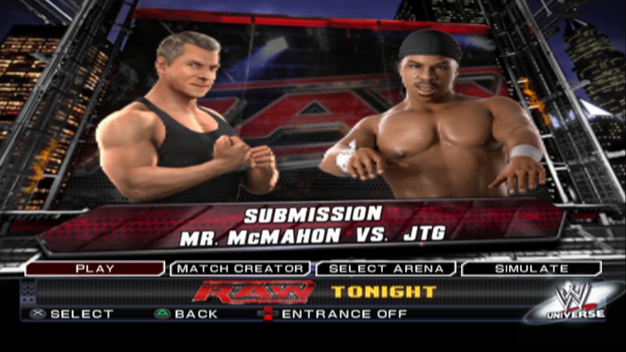 WWE SmackDown vs Raw 2011 Mr. McMahon vs JTG