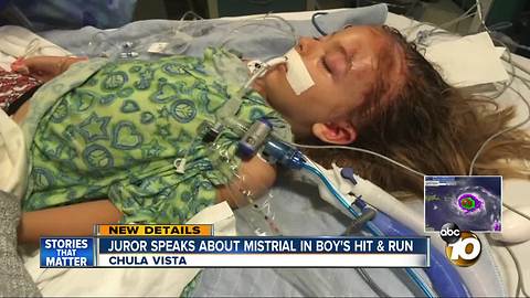 Juror speaks about mistrial in boy's hit and run