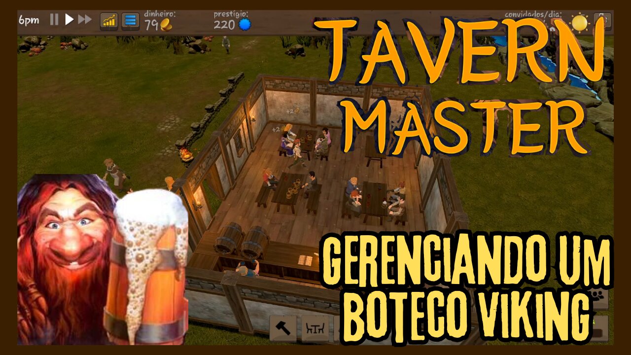 Preparando o boteco para o pessoal tomar uma | TAVERN MASTER | Gerenciamento de taberna medieval