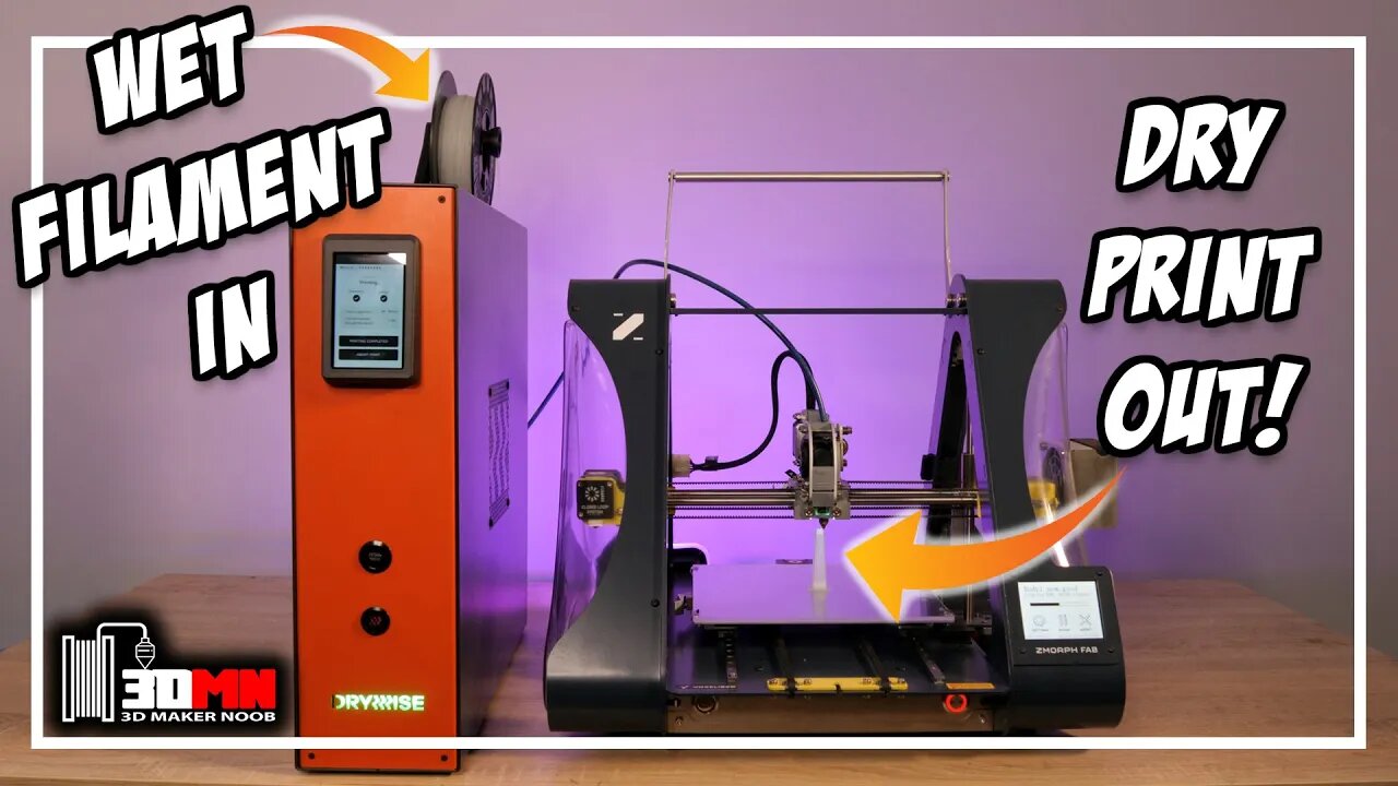 Drying Filament As You Print - Drywise First Look