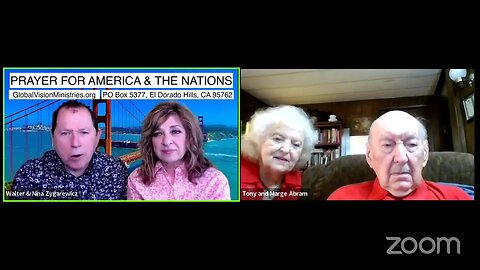 Prayer for America, the Nations & Your Needs with Walter & Nina Zygarewicz