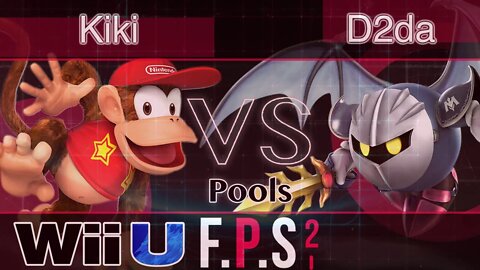 GXG|Kiki (Diddy) vs. AO|D2da (Meta Knight) - Wii U Pools - FPS2