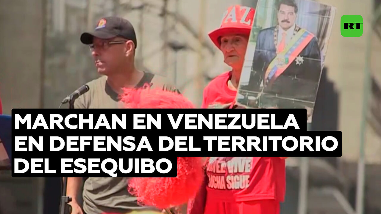 Marcha en Venezuela en defensa del Esequibo y en apoyo al Gobierno de Maduro