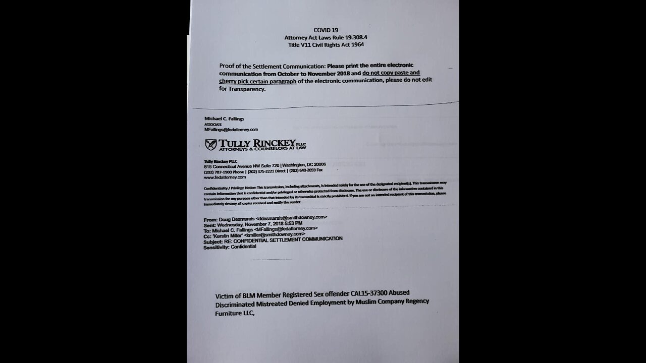 Tully Legal / Tully Rinckey PLLC / Request Copy Of Legal Agreement And Receipts