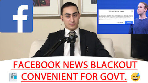 🔴 FACEBOOK NEWS BLACKOUT CONVENIENT FOR GOVT. 😅 📰