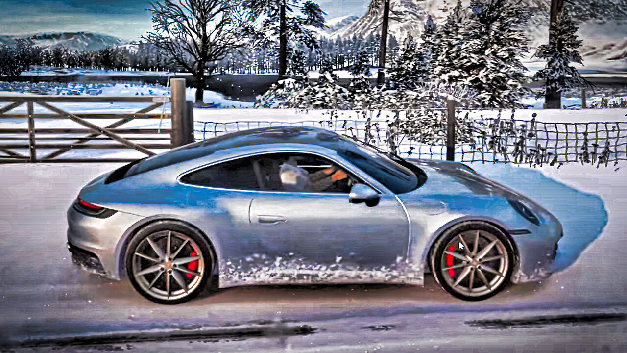 2019 Porsche 911 Carrera S. A bit of rear-wheel-drive fun on some slick roads. Let's see how it goes.