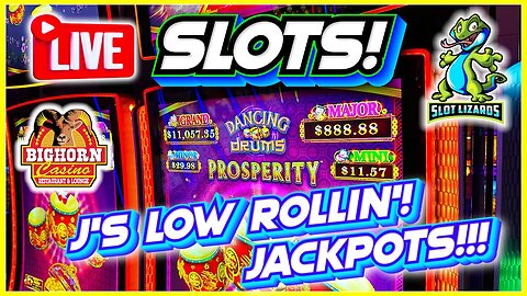 🔴 LIVE SLOTS! PIGGY GRAND JACKPOT TIME! J'S LOW ROLLIN' WEDNESDAY! EPISODE 54! BIGHORN CASINO