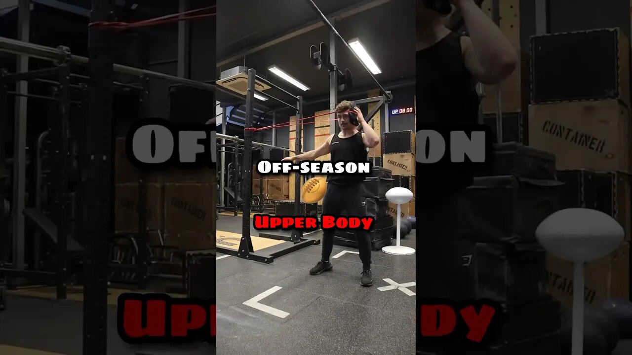 Rugby Off-season Workout (Upper Body)