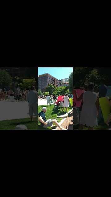 protest on independence day. philadelphia 2022