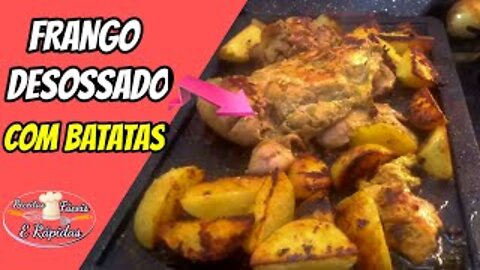 FRANGO ASSADO Passo a Passo Simples do Frango Assado Desossado na Chapa Grill Oriental