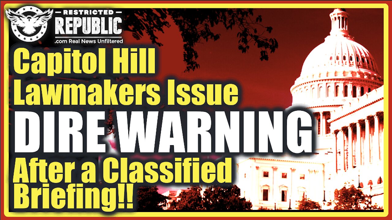 Capitol Hill Lawmakers Issue Dire Warning After a Classified Briefing!! Something Strange Happening!