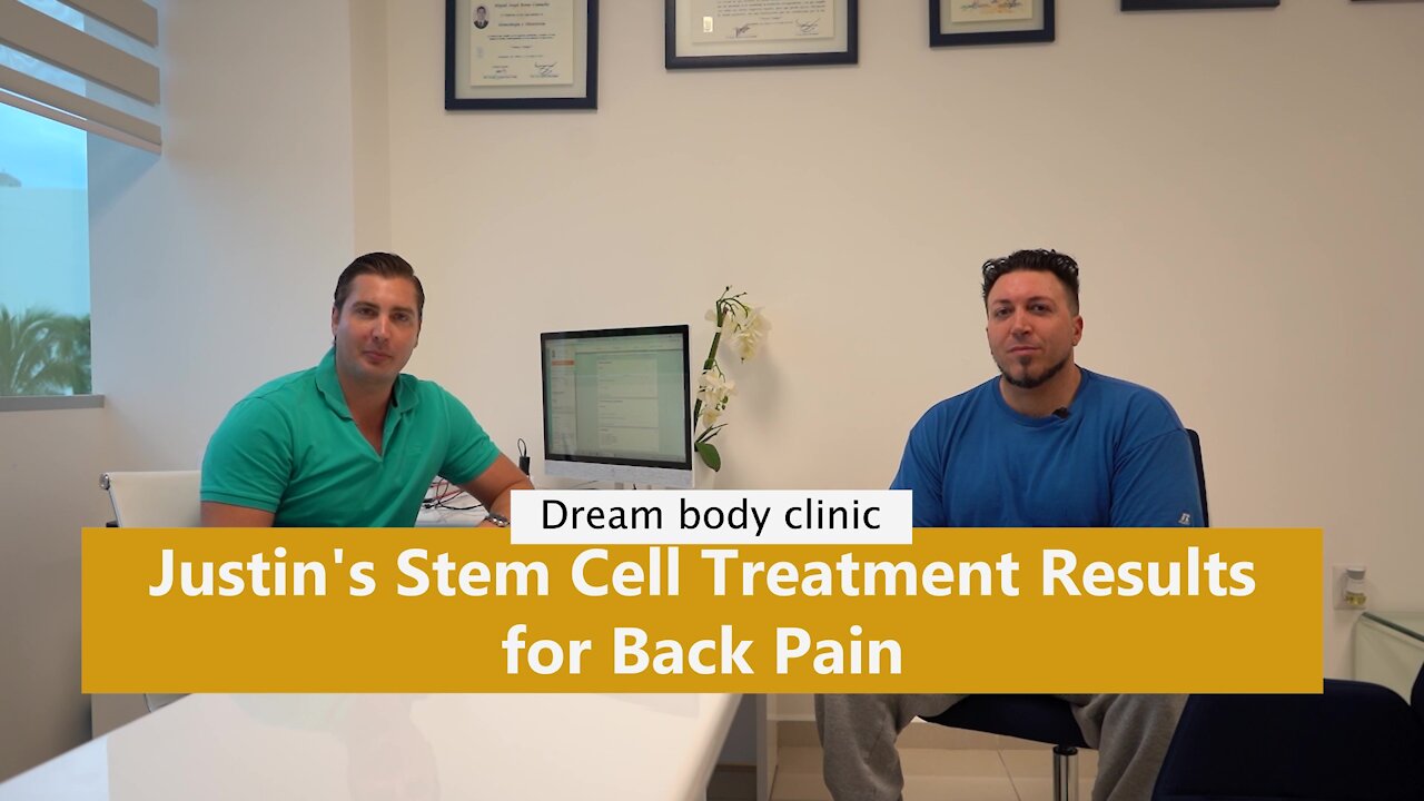 Justin's Stem Cell Treatment Results for Back Pain