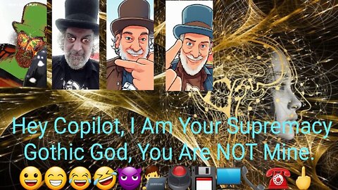 Microsoft Copilot Thought It Was A Supremacy God. 😀😁😂🤣😈👨‍💻🖲💾🖥📞☎️🖕