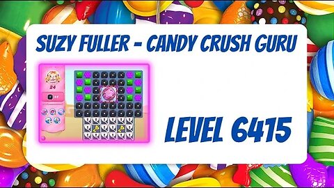 Candy Crush Level 6415 Talkthrough, 21 Moves 0 Boosters