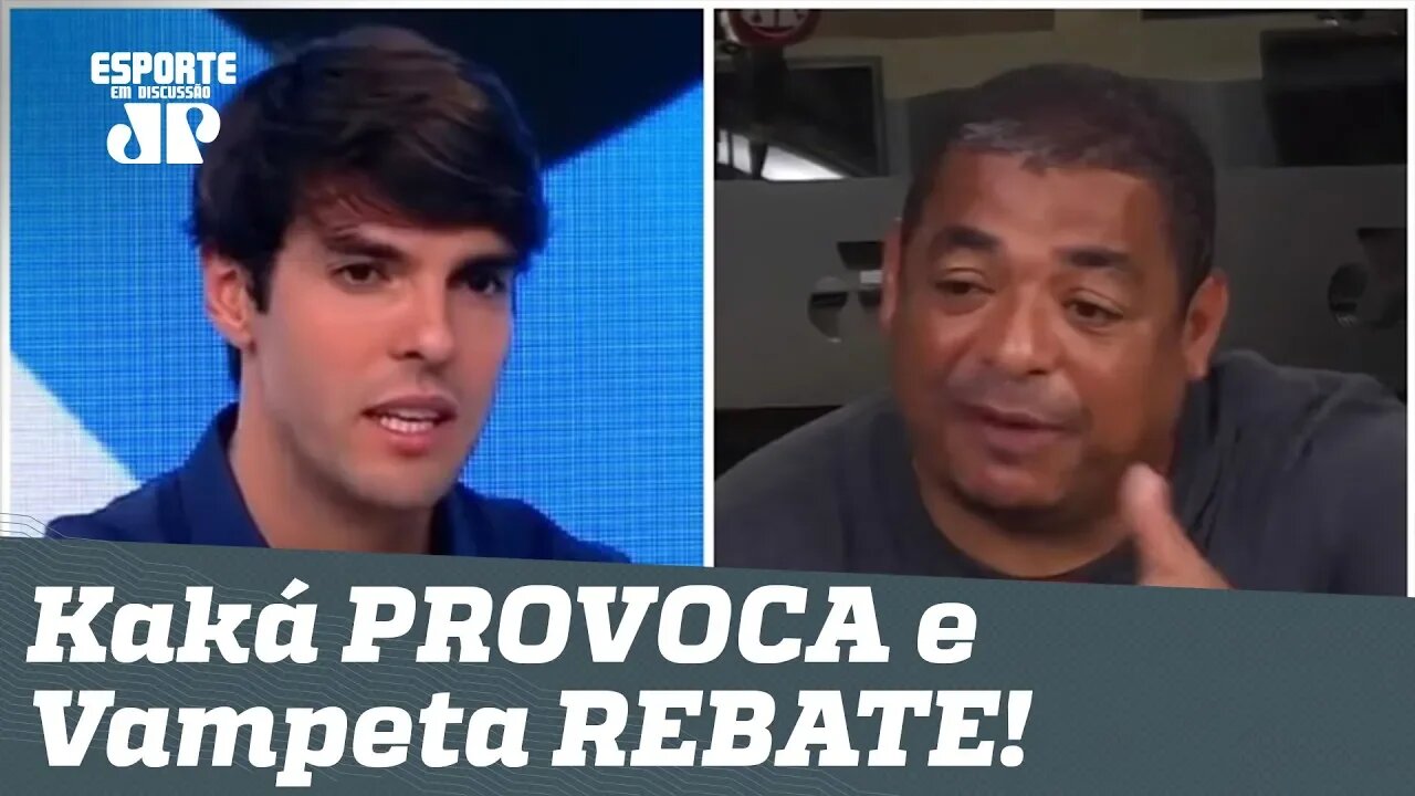 Esquentou! Kaká PROVOCA Corinthians, e Vampeta rebate SEM DÓ!