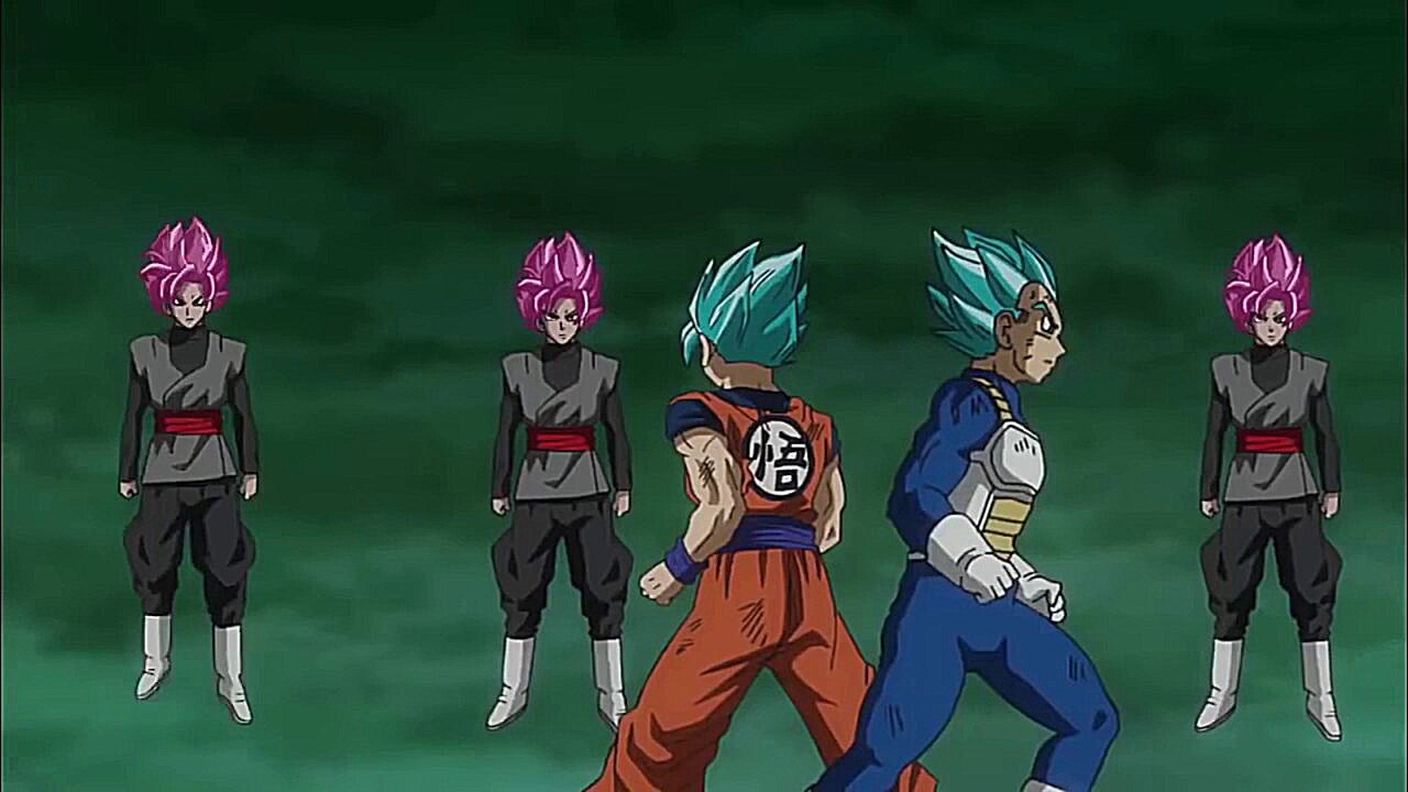 Goku & Vegeta vs Goku black - (Lost Footage) "Rare"