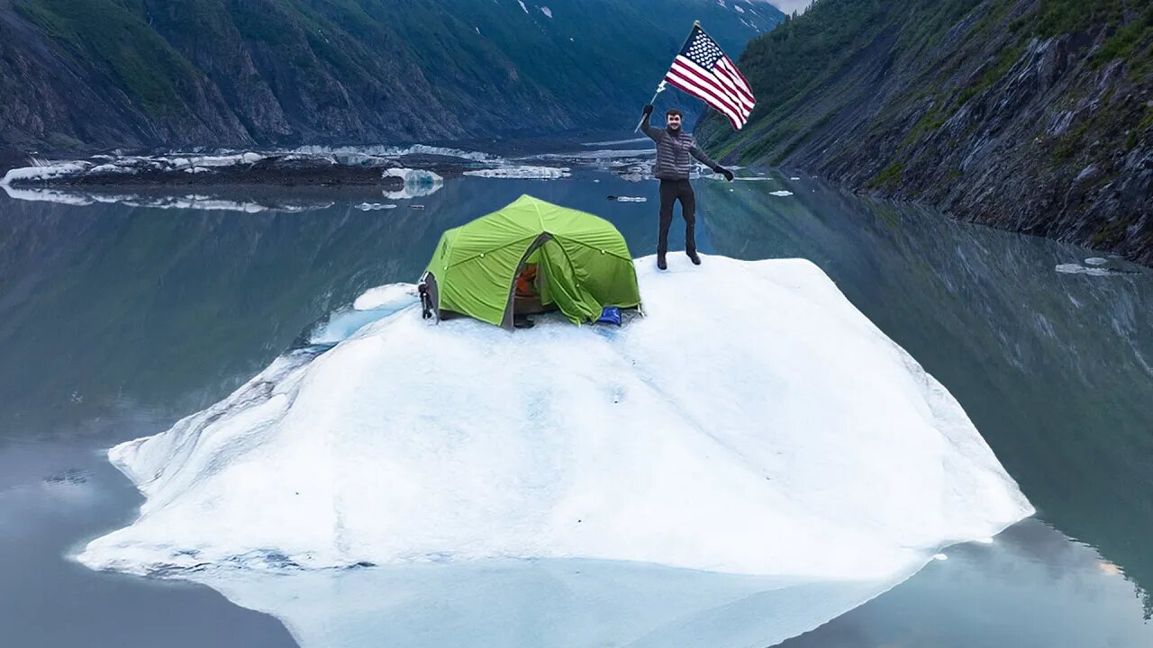 CAMPING on an ICEBERG! | Arctic Survival Alaska