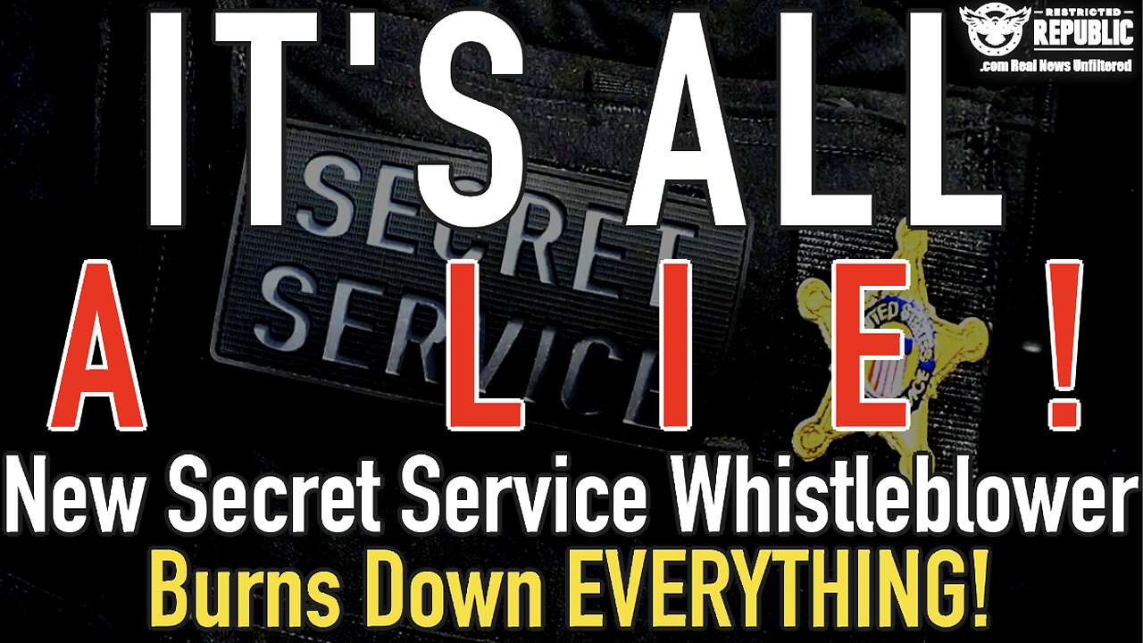 'It's ALL a LIE!' New Secret Service Whistleblower Burns Down EVERYTHING!