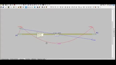 Como vencer um vão de 12m Concreto Armado Pórtico Hiperestático Cypecad