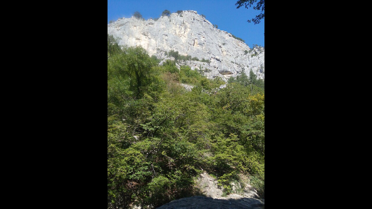 Grand Canyon of Crimea. Gorge and Bath of Youth