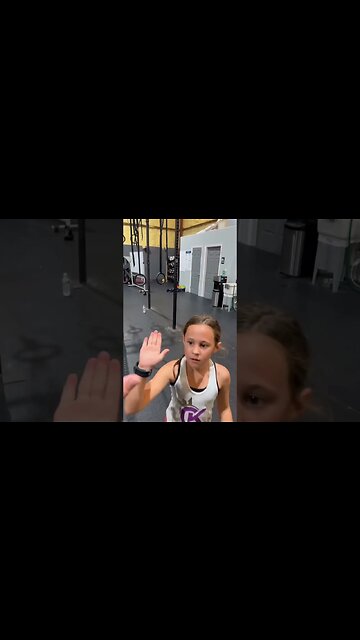 My 9 year old Trains Harder than most Adults - kids who CrossFit😋 #kids #crossfit #trainhardert