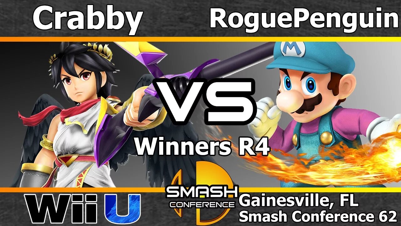 Crabby (Dark Pit & Cloud) vs. RoguePenguin (Mario) - Winners R4 - SC62