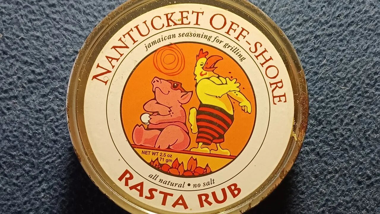 CURIOS for the CURIOUS [98] : NANTUCKET OFF-SHORE RASTA RUB Spice Tin, ~2008?