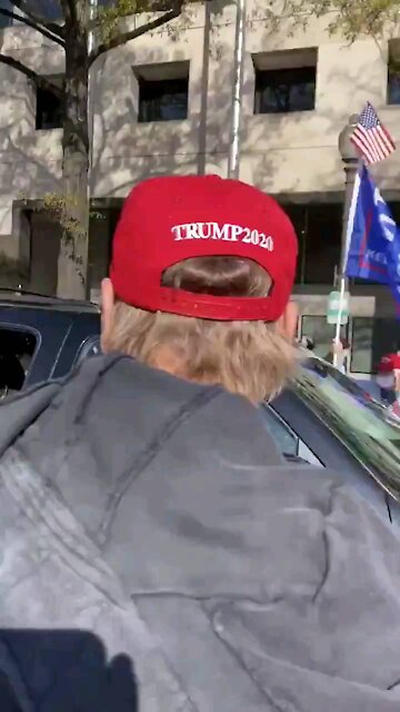 Trump Rides to meet DC Crowd