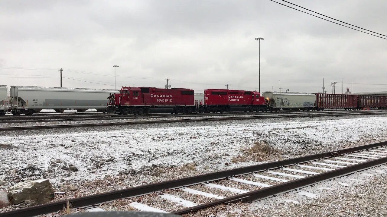 Switchers Working Hard in the Snow